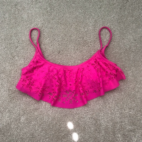 Neon Rip Curl Bikini Top - Picture 1 of 2